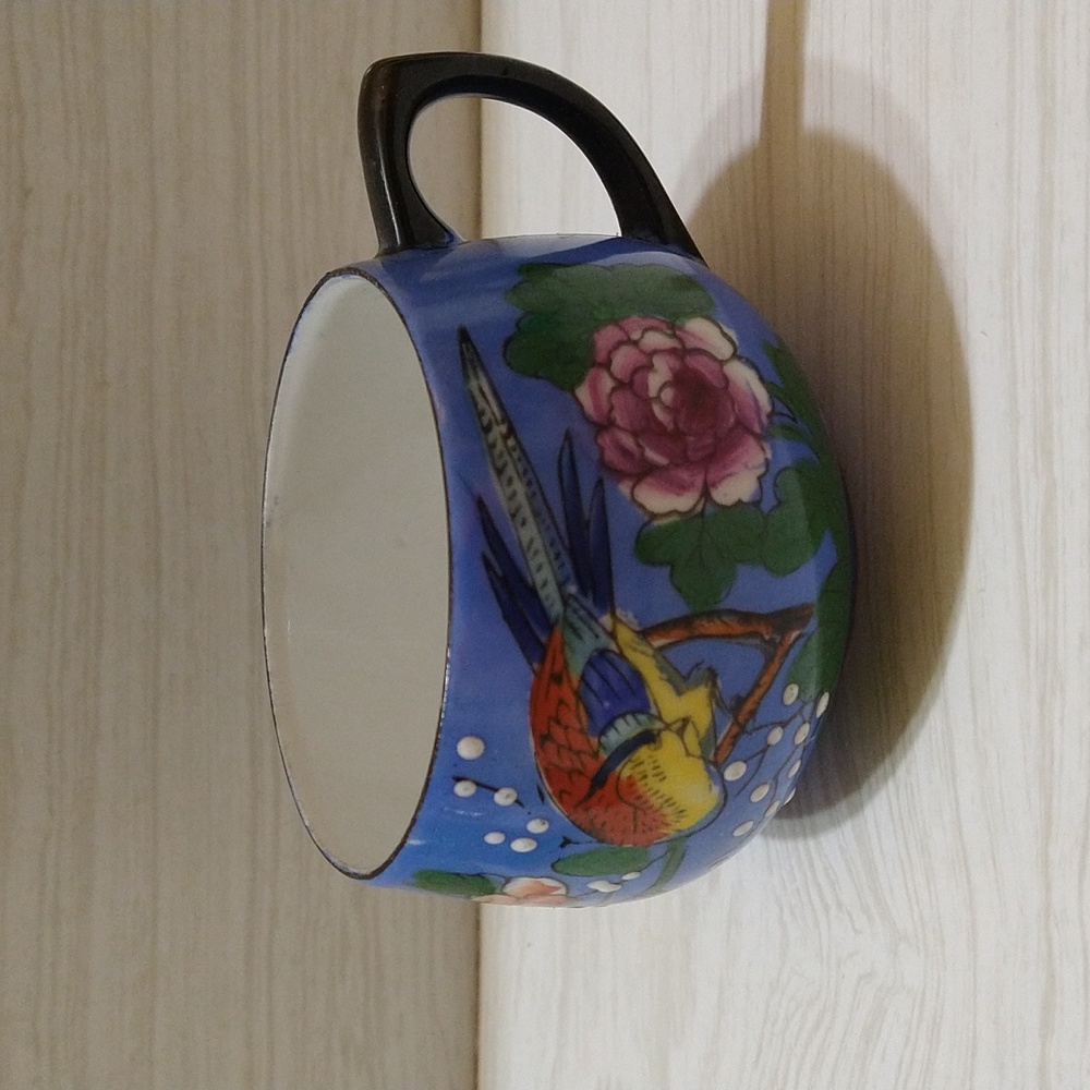 Vintage Handpainted Chikaramachi Tea Cup Made In Japan